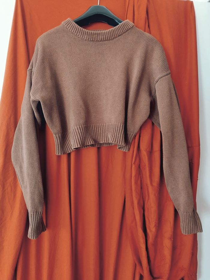 Pull marron - photo numéro 2