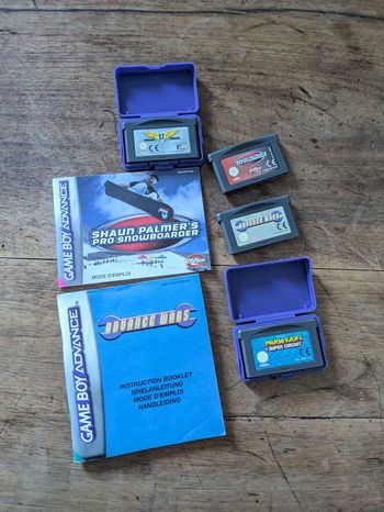 Lot de jeux Game Boy advance