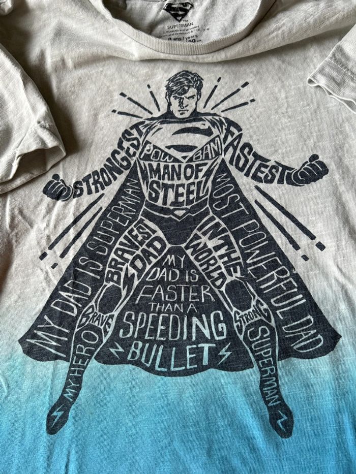 T-shirt 8 ans garçon Superman - photo numéro 2