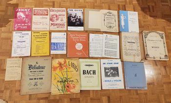Lot de livres de musiques