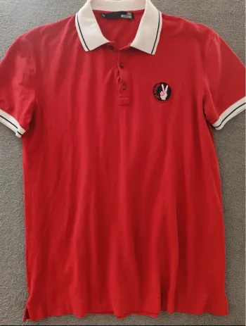 Polo Love Moschino Rouge - Taille XXL