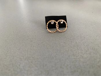Boucles d’oreilles rond fantaisie