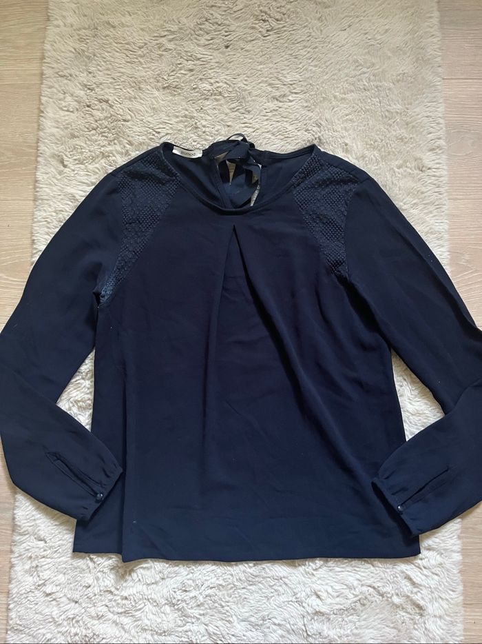 Blouse bleu marine