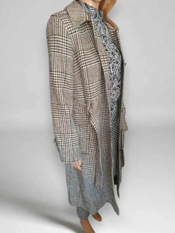 Manteau trench ,La Petite Francaise (modéle marius) coton laine ,neuf - photo numéro 3