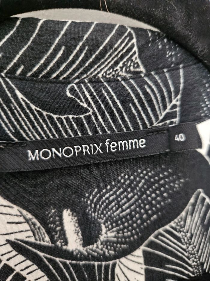 Robe longue ceinturée fleurie Monoprix - photo numéro 3