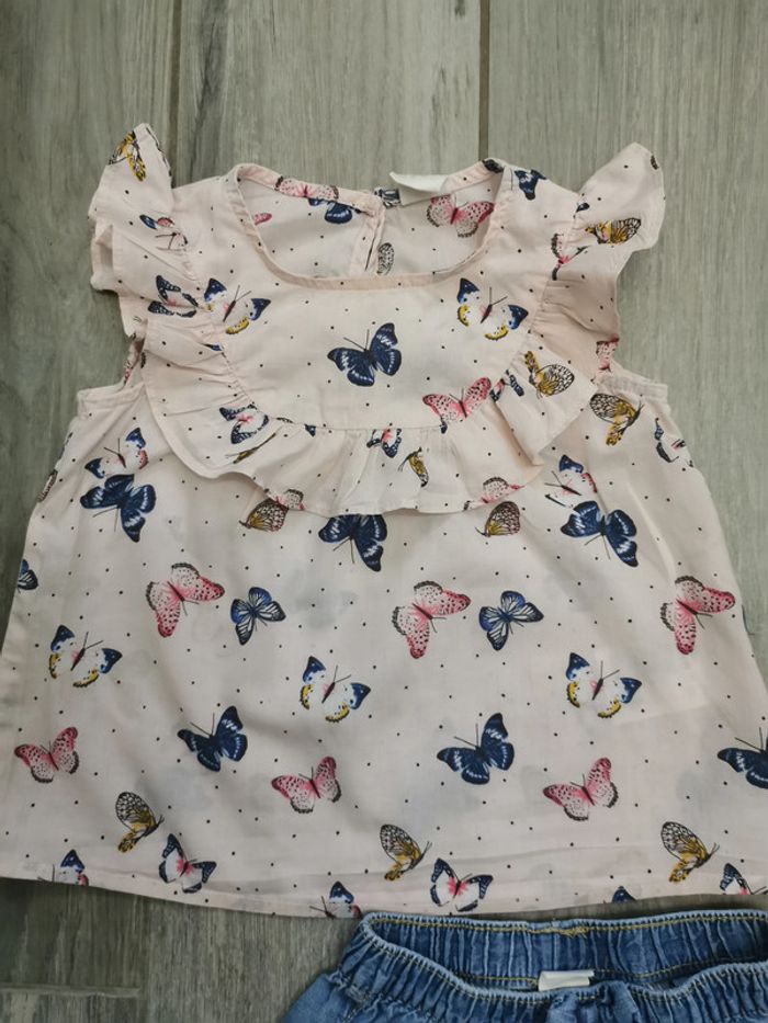 Short et haut bébé 18-24 mois H&M - photo numéro 9