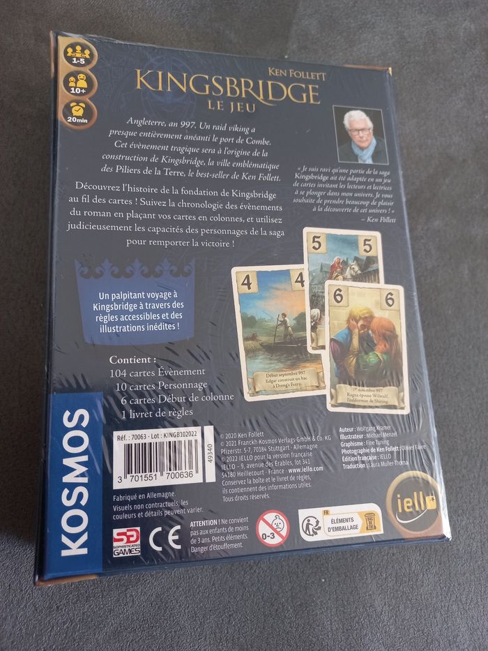 Kingsbridge le jeu iello Ken follett - photo numéro 2