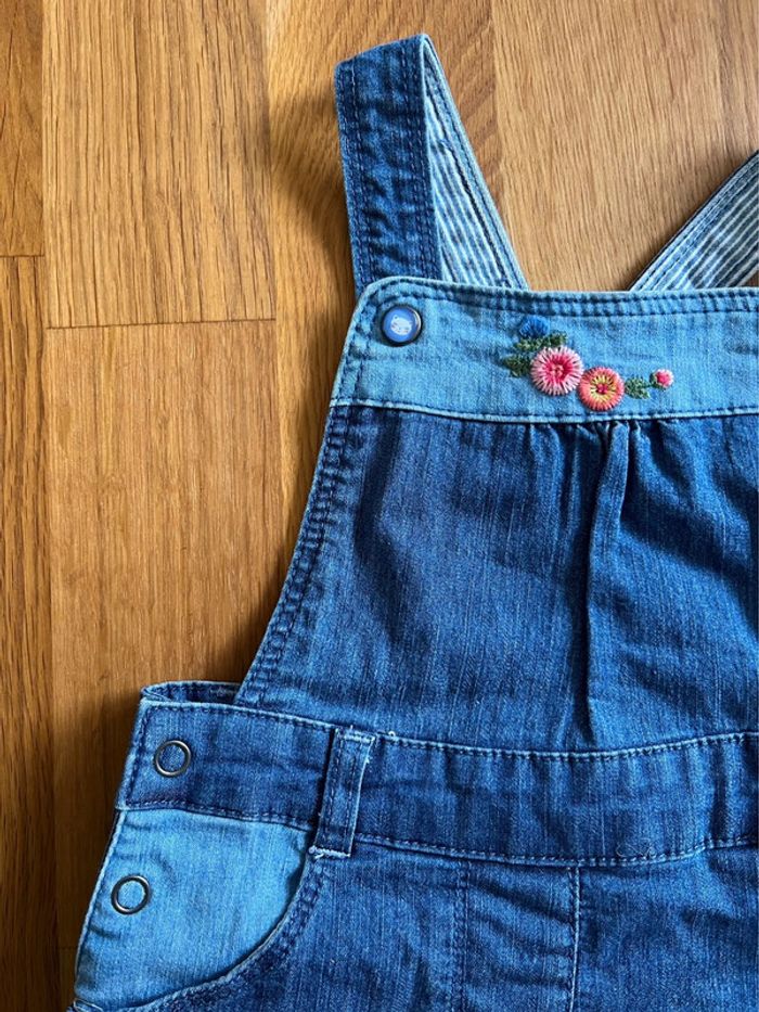 Salopette short en jean