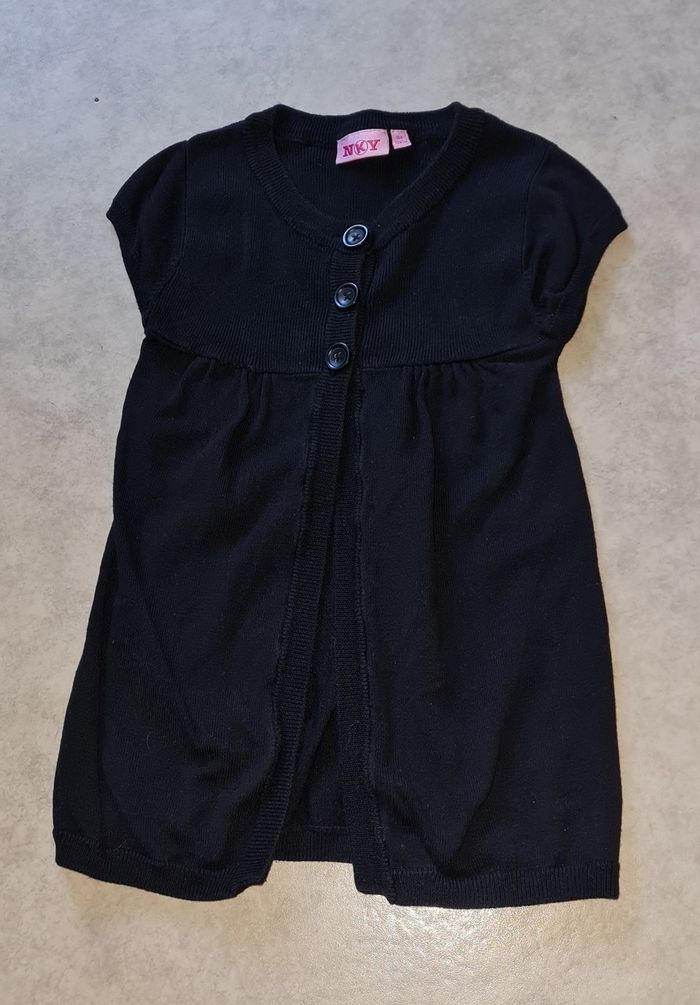 gilet long noir NKY fille 8 ans - photo numéro 7