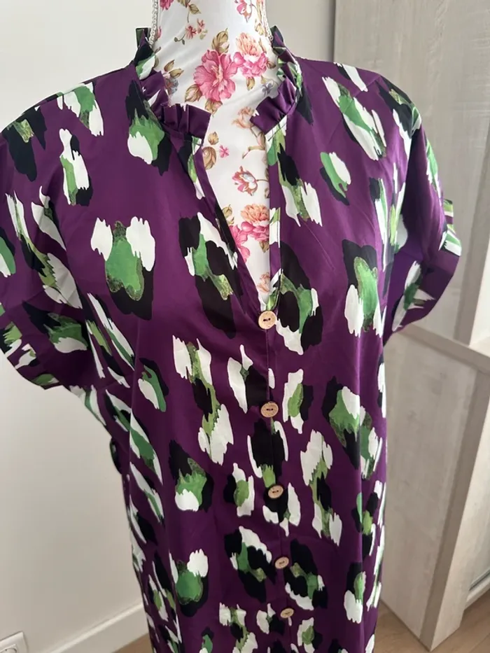 Robe ample satiné été - photo numéro 2