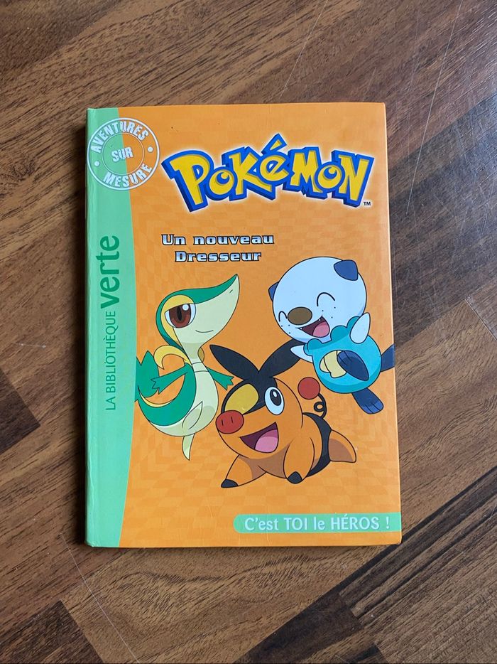 Livre Pokémon un nouveau Dresseur