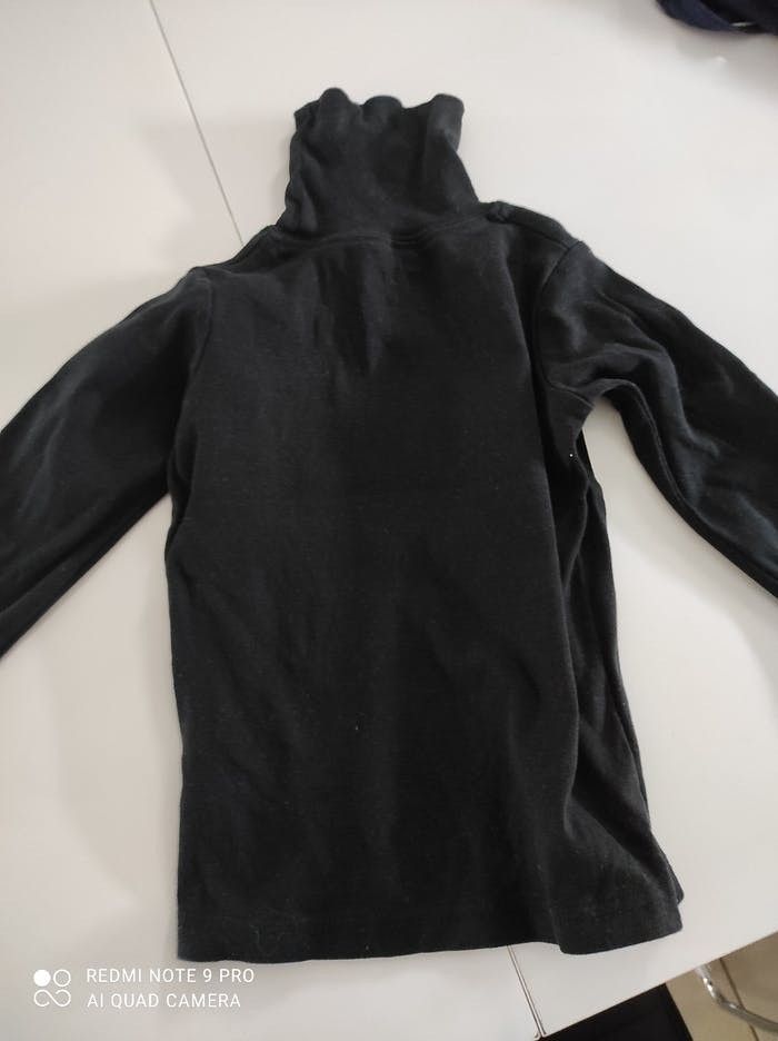 Pull col roulé
