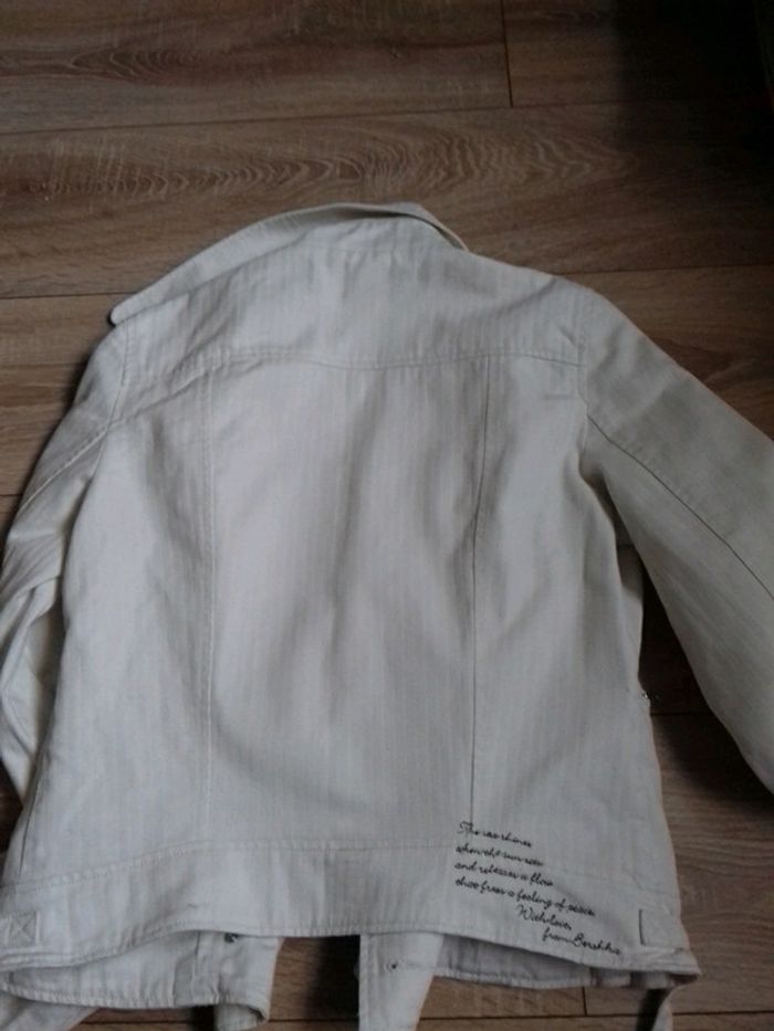 Blouson veste blanc - photo numéro 3