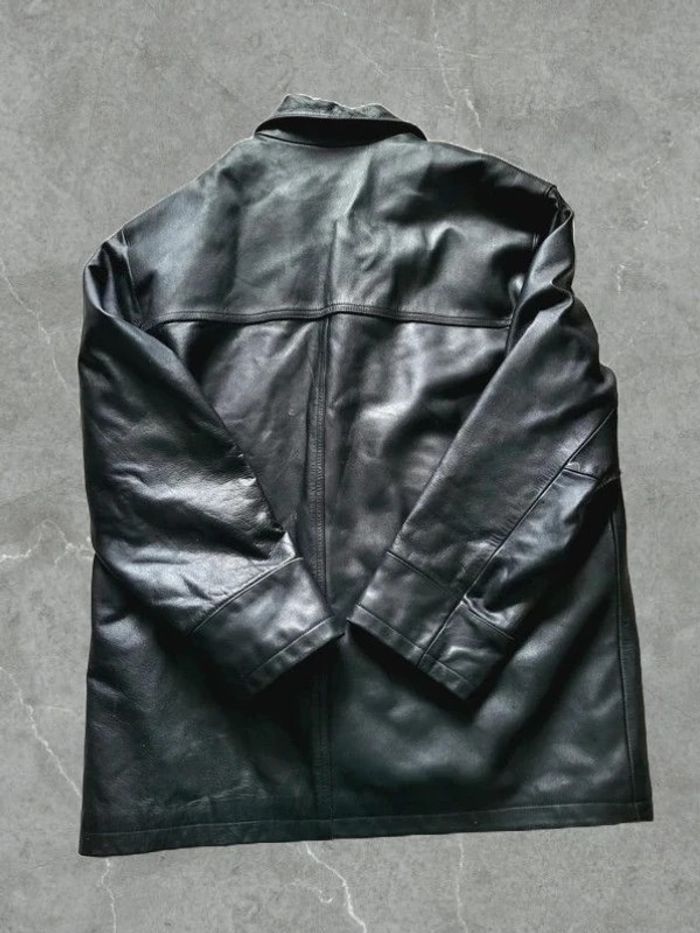 Veste En Cuir Véritable Vachette Homme Mac Lean Taille L Avec Doublure Noir - photo numéro 9