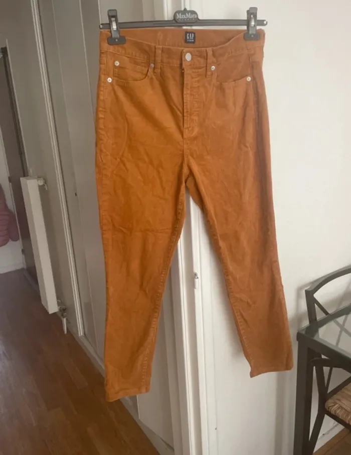 Pantalon skinny regular velours Gap - photo numéro 7