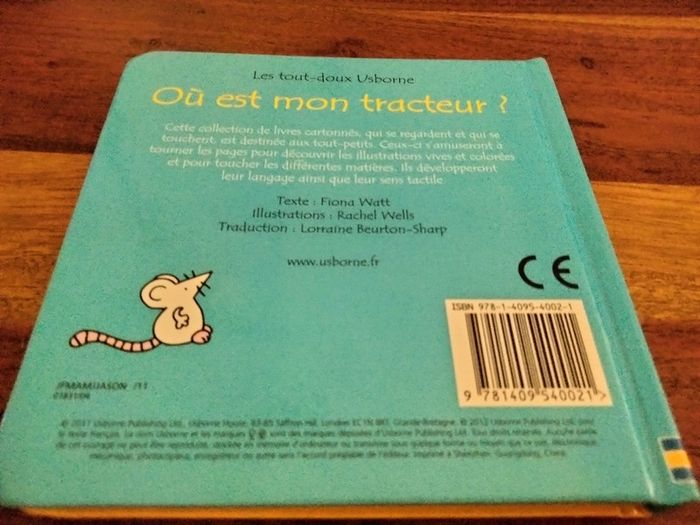 Livre cartonné où est mon tracteur les tout doux usborne - photo numéro 6
