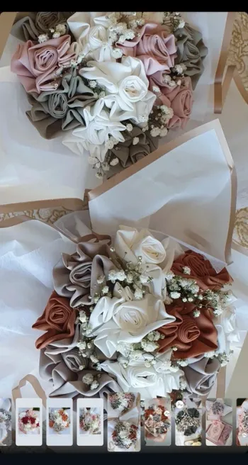 Bouquet de hijabs soie de Médine ou Jersey prémium