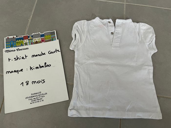 T shirt fille 18 mois - photo numéro 3