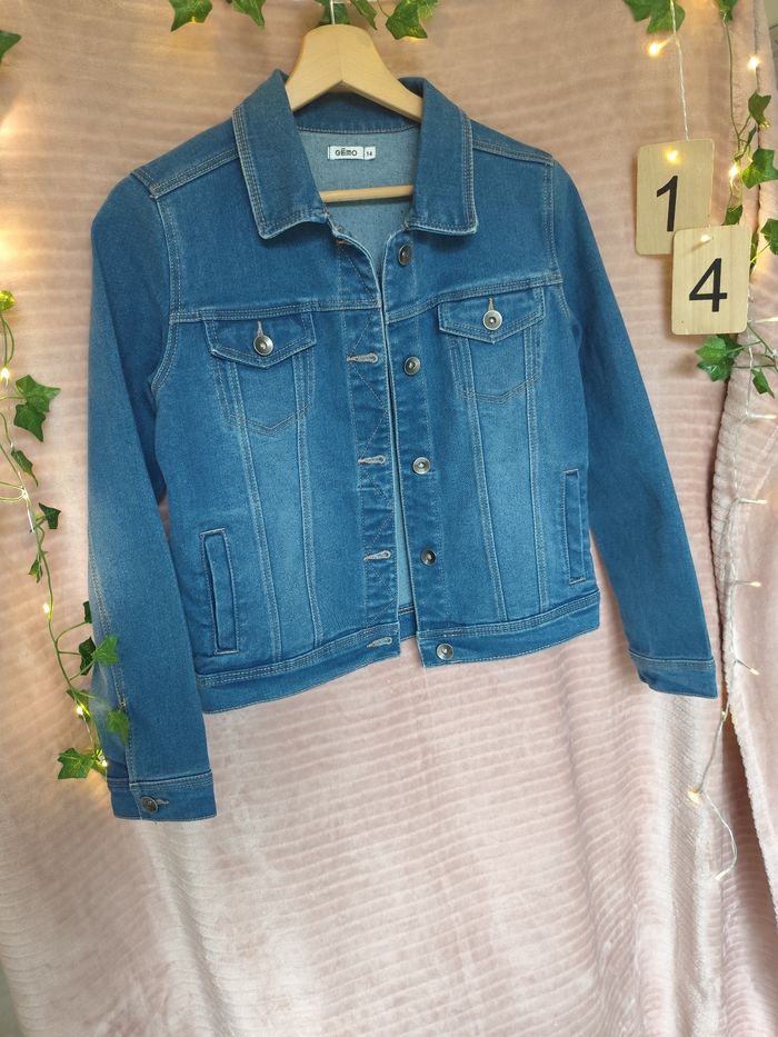 Veste en jean 14 ans