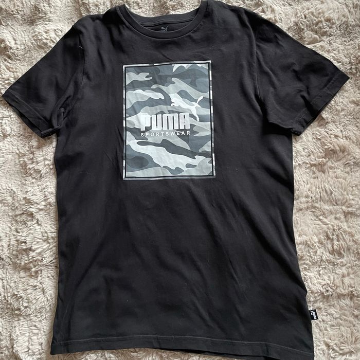 T-Shirt Puma Noir Taille S Homme Puma - photo numéro 1