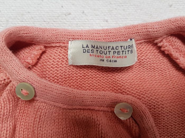 Gilet/brassière la manufacture des tous petits 1 mois - photo numéro 2