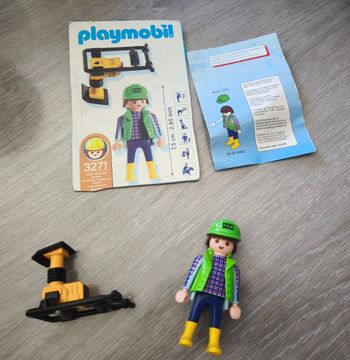 Playmobil 3271 - Ouvrier et dameuse