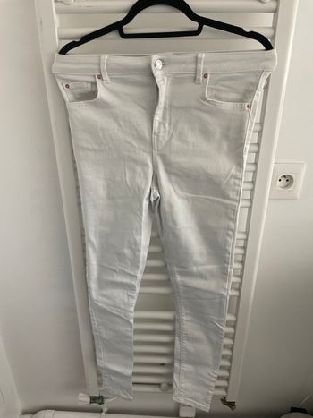 Jean slim blanc femme - Primark - taille 40 neuf 