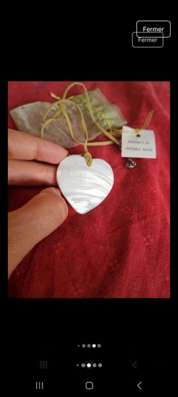 Collier en nacre
