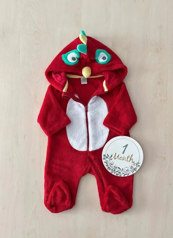 Surpyjama perroquet tex taille 1 mois 54 cm