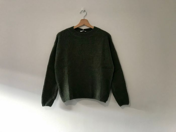 Pull kaki en kid mohair - photo numéro 3