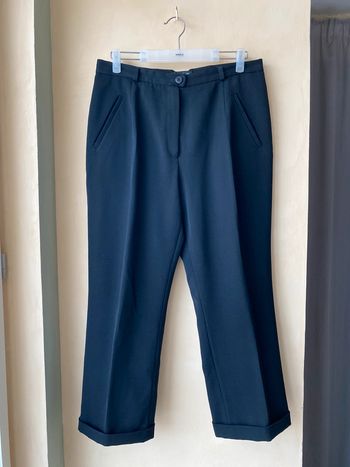 Pantalon à pince noir Sym 46