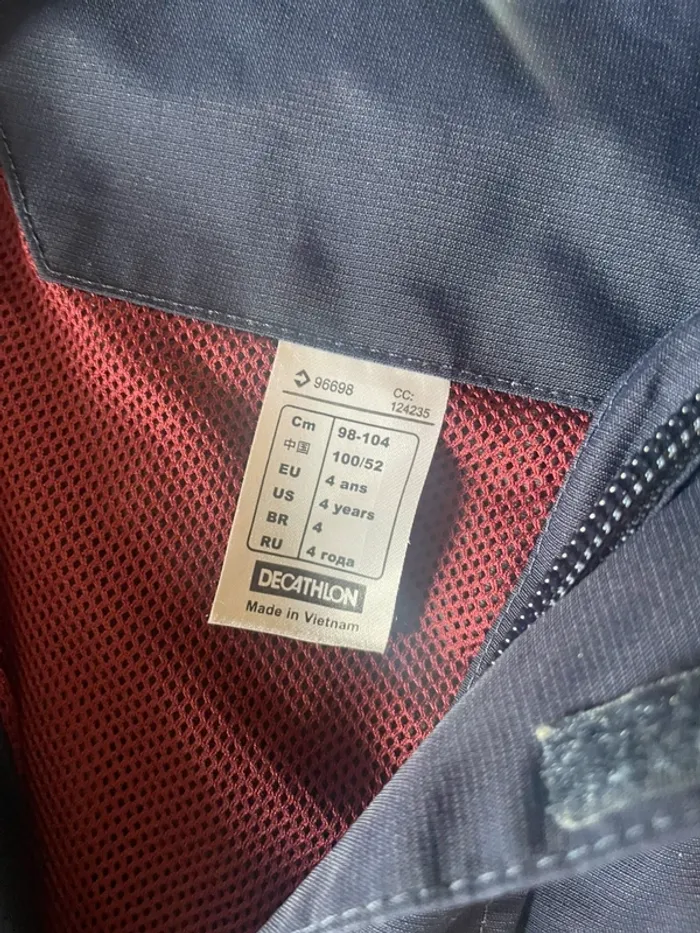 Imperméable Décathlon 4 ans - photo numéro 3