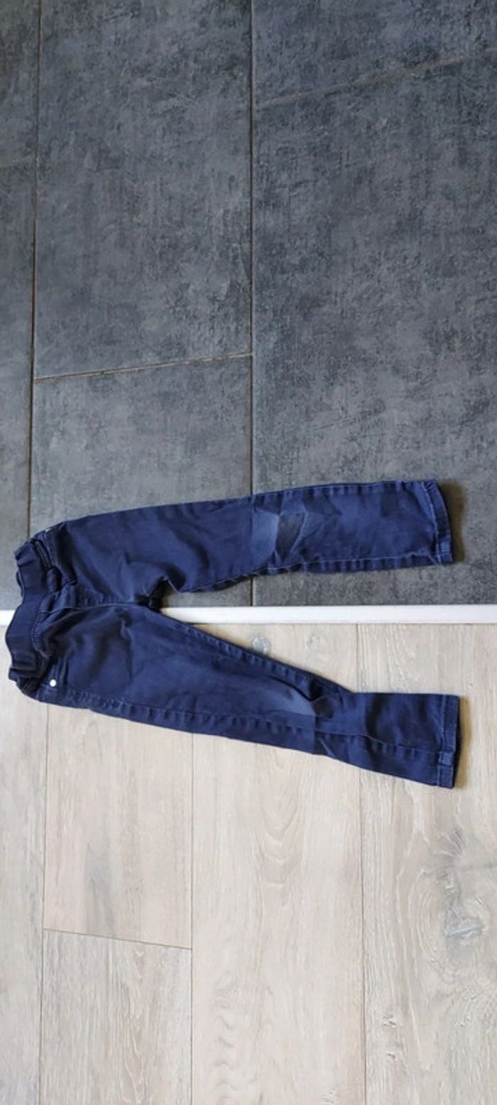 Pantalon tregging, bleu foncé, Okaïdi, 4 ans - photo numéro 2