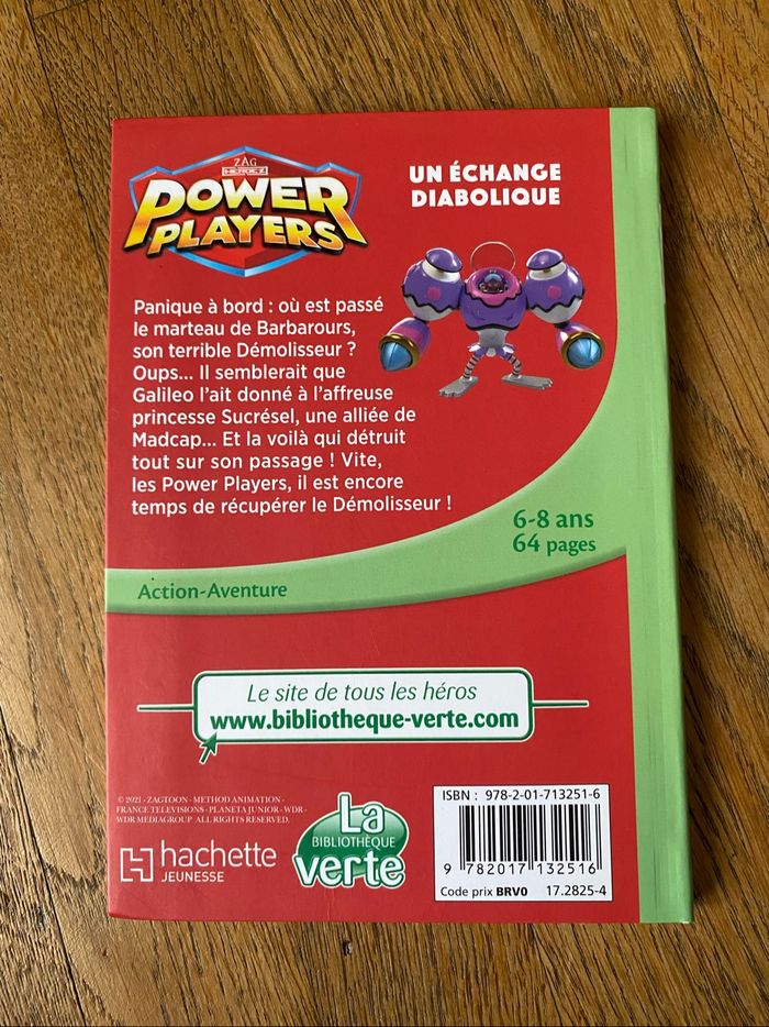 Livre Power Players Un échange diabolique - photo numéro 2