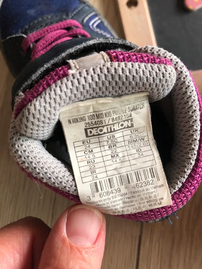Chaussure de marche randonnée enfant décathlon - photo numéro 5
