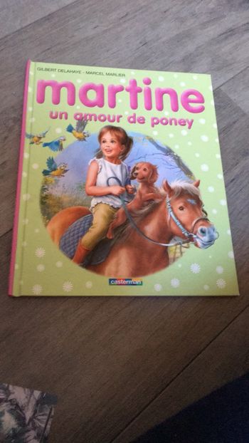 livre Martine un amour de poney