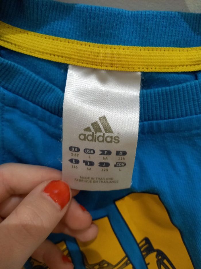 Tee shirt adidas 5-6 ans - photo numéro 5