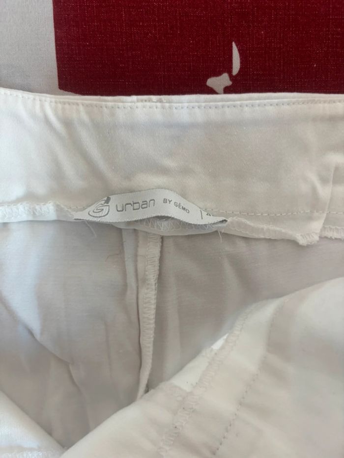 Short blanc gemo taille 40 - photo numéro 5