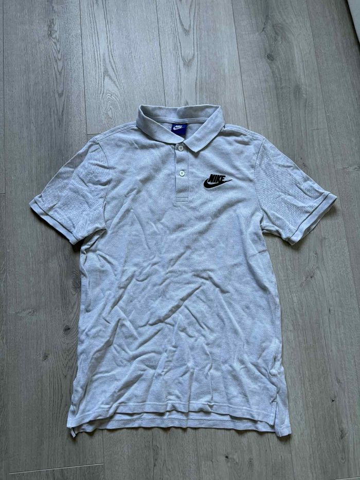 Polo manche courte gris noir Nike S - photo numéro 2