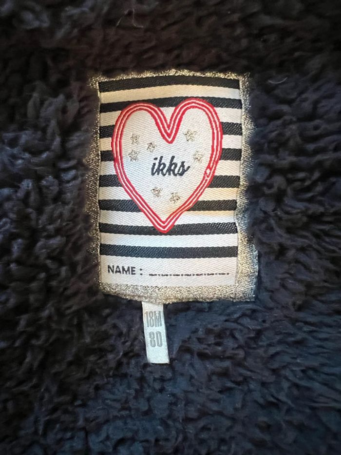 Manteau marine IKKS 18 mois - photo numéro 7