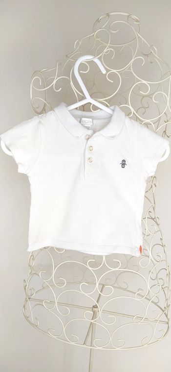 Polo neuf blanc 3 mois