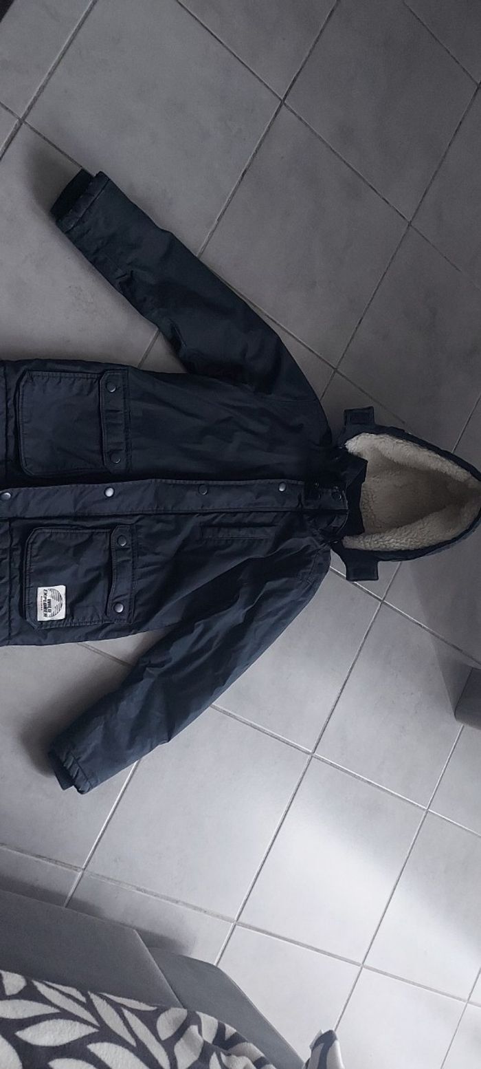 Manteau marine H&M taille 140 - photo numéro 3