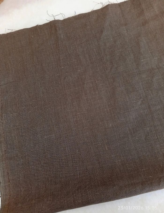 Coupon tissu lin - photo numéro 3