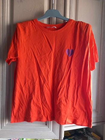 Tee-shirt avec épaulettes Camaïeu