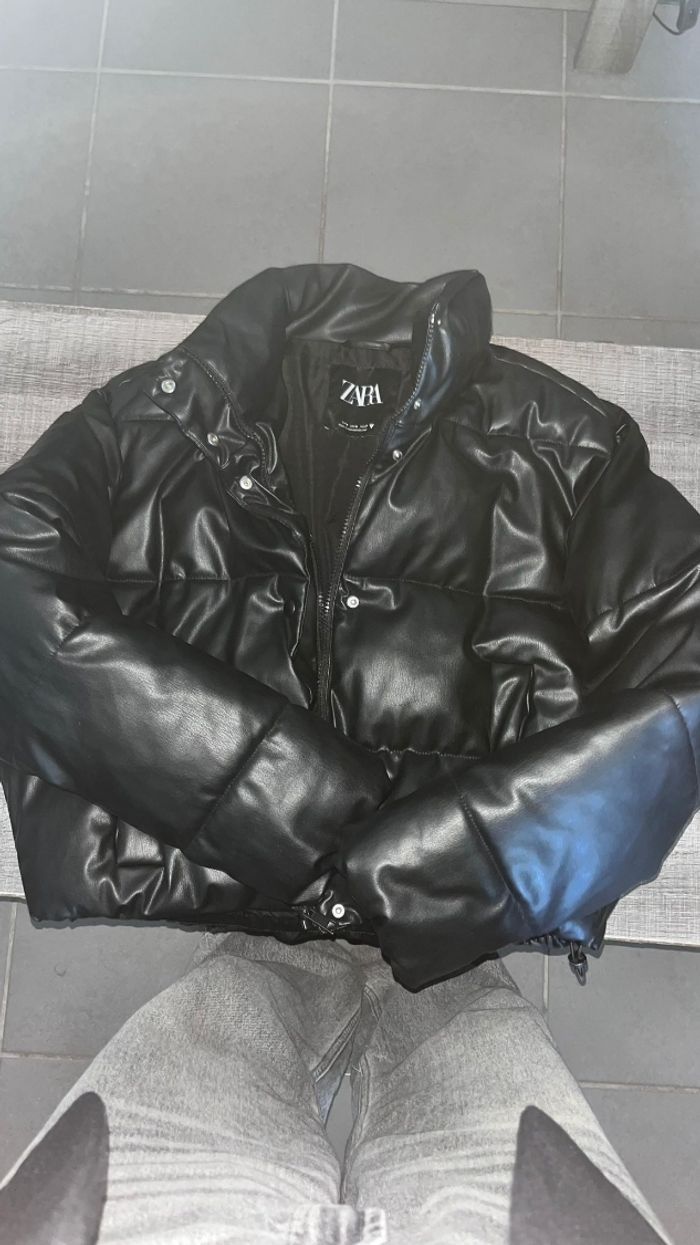 Doudoune courte noire