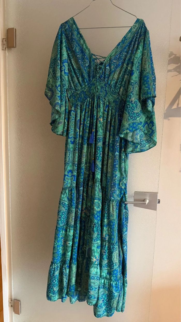 Robe bohème verte/bleu - photo numéro 9