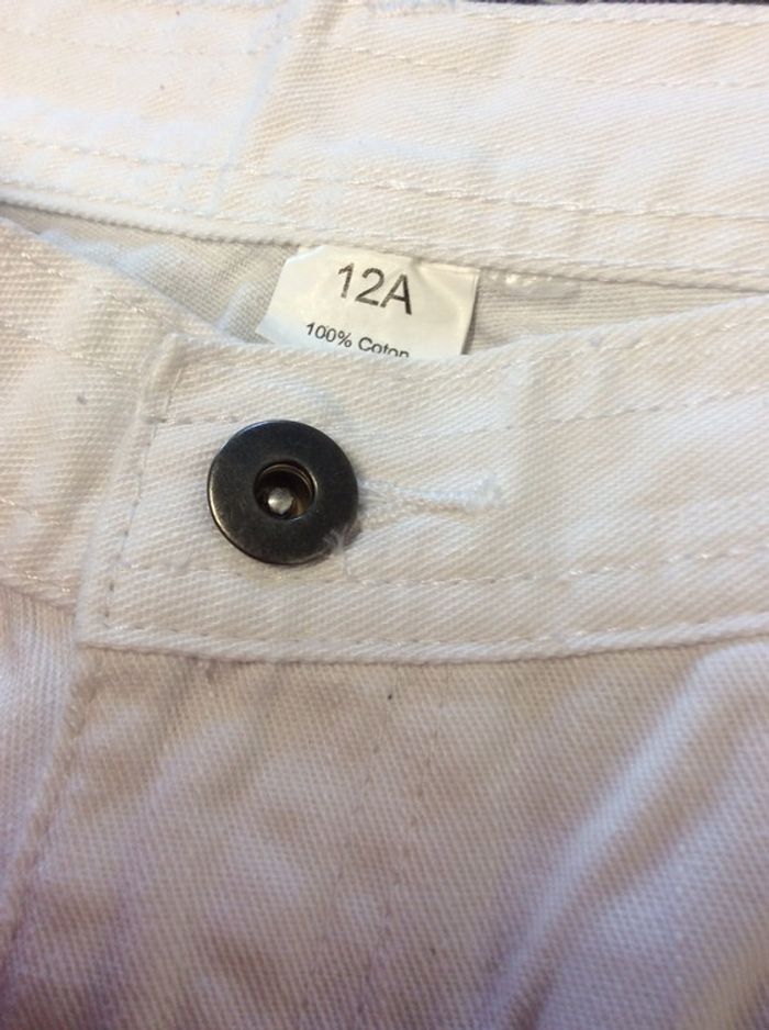 Pantalon jean blanc - photo numéro 3