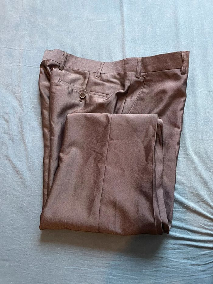 Pantalon de costume gris métallique - photo numéro 12