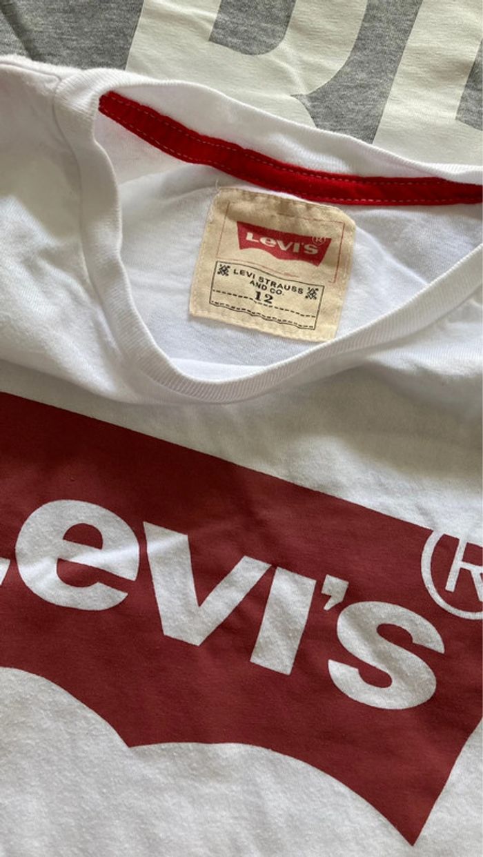 Lot ensemble vêtement haut pull sweat 12 ans garcon levis - photo numéro 3