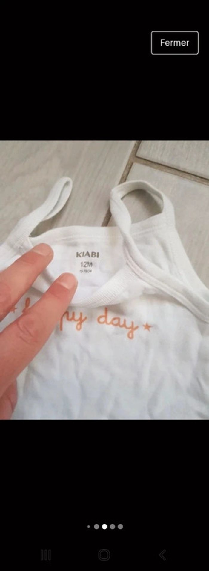 Lot de 4 bodies été fille 6mois - photo numéro 4